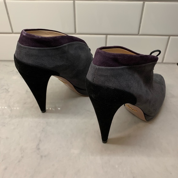 Prada Suede Booties Size 37 - Picture 3 of 3